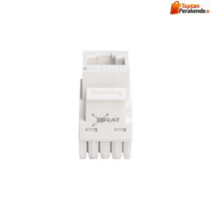Erat Kablo Cat6 UTP Keystone Jack 180 derece Unshielded